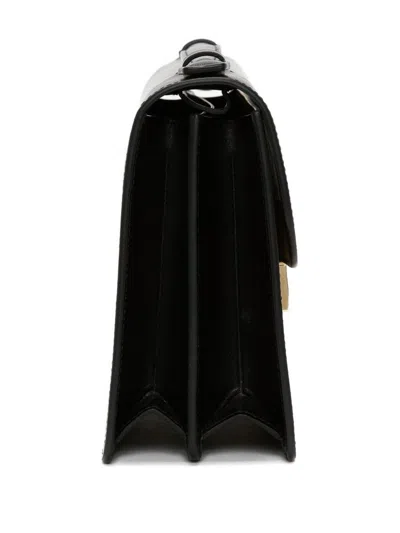 Victoria Beckham Shoulder Bag With Adjustable Strap And Gold-tone Hardware In Black