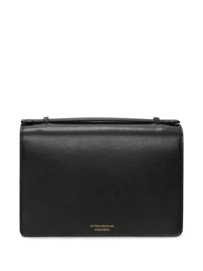 Victoria Beckham Shoulder Bag With Adjustable Strap And Gold-tone Hardware In Black