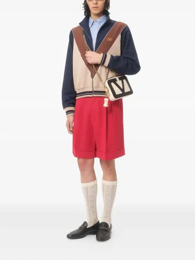 Valentino Jersey Felpa Vlogo Signature Cpu Grandala In Neutral