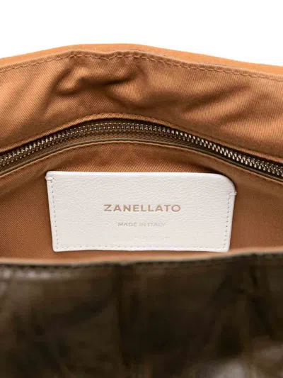 Zanellato 'postina Media' Shoulder Bag In Green