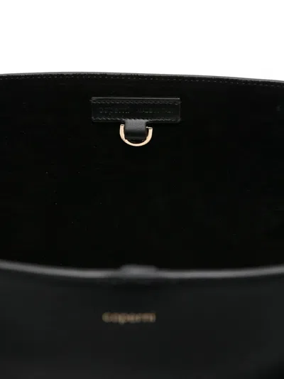 Coperni Cabas Origami Fold Leather Tote Bag In Black