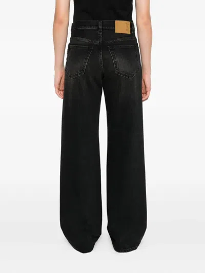 Haikure Bethany Straight Jeans Belt Loops In Black