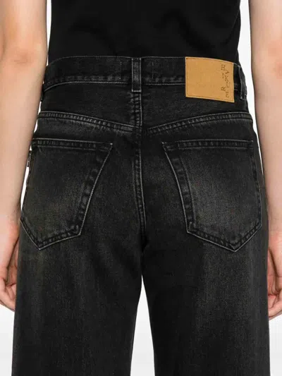 Haikure Bethany Straight Jeans Belt Loops In Black