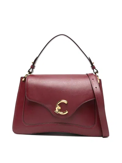 Coccinelle Cherry C-me Medium Satchel In Red