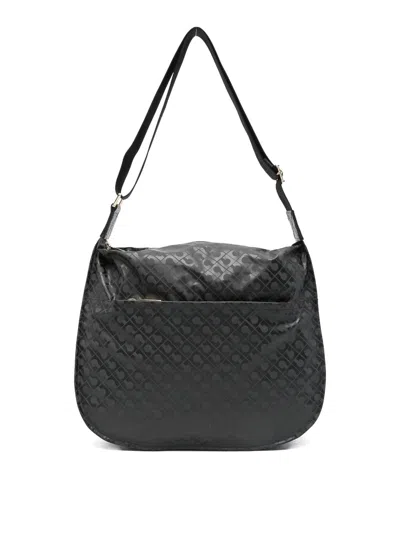 Gherardini Grey Shoulder Bag With Adjustable Strap In Gray