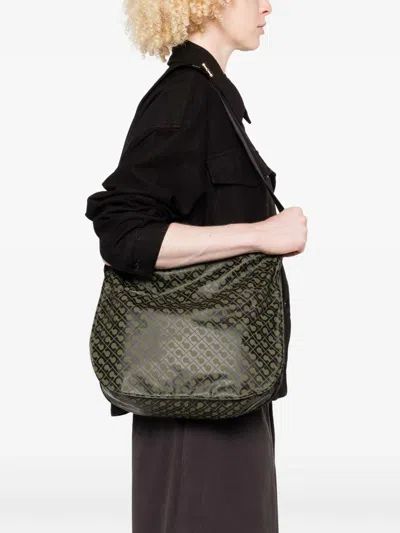 Gherardini Shoulder Bag With Adjustable Strap In Green