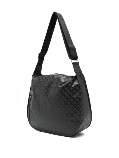 Gherardini Grey Shoulder Bag With Adjustable Strap In Gray