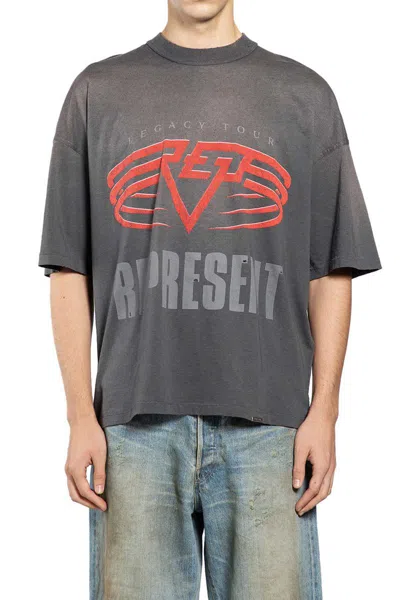 Represent Reversible Living Legacy Tour T-shirt In Grey In Gray