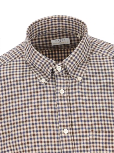 Xacus Buttoned Checked Shirt In Multi