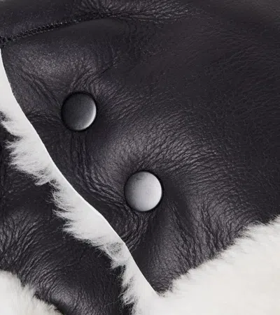 Binibamba Buggy Shearling Mittens In Black