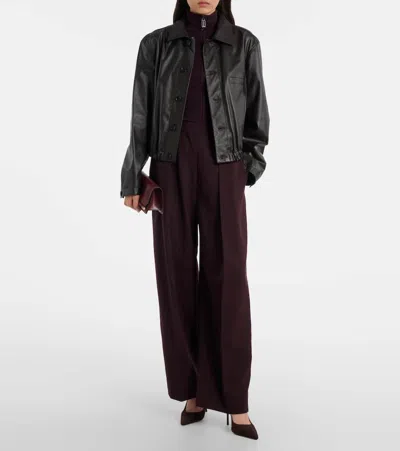 Paris Texas 105mm Slingback Pointed-toe Pumps In Brown