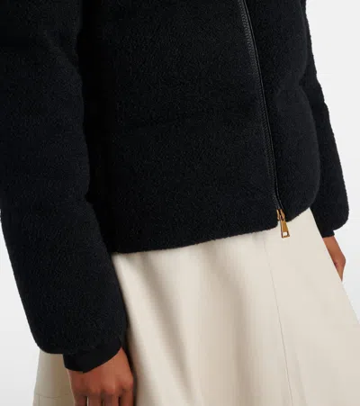 Moncler Mornas Short Down Jacket In Black