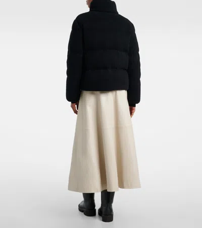 Moncler Mornas Short Down Jacket In Black
