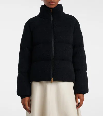 Moncler Mornas Short Down Jacket In Black