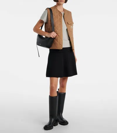 Moncler Cotton Jersey T-shirt In Gray