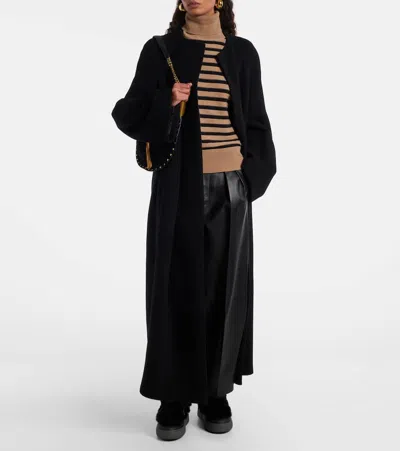 Moon Boot Ltrack Quilted Shell And Faux Leather Snow Boots In Black