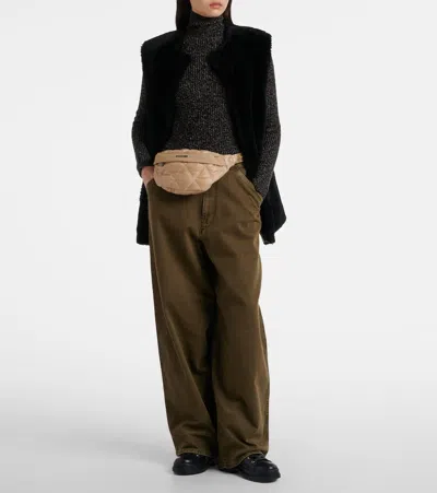 Bogner Jameela Small Quilted Belt Bag In Neutral