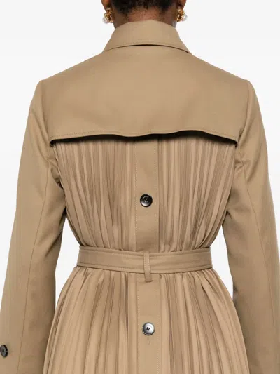 Sandro Trenchcoat Mit Gürtel In Brown