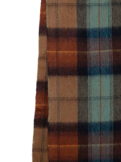 Lyle & Scott Logo-embroidered Scarf In Multi