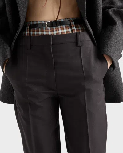 Prada Grisaille Pants In Gray