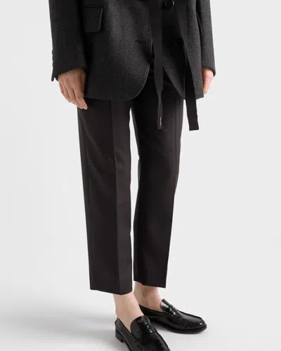 Prada Grisaille Pants In Gray