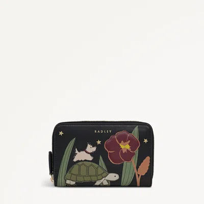 Radley London Black Medium Zip Around Purse In Black