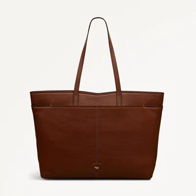 Radley London Cognac Large Ziptop Tote Bag In Brown