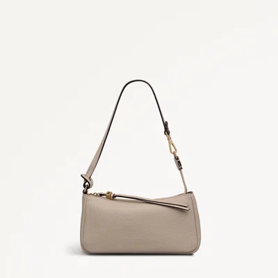Radley London Porcini Mini Ziptop Shoulder Bag In Gray