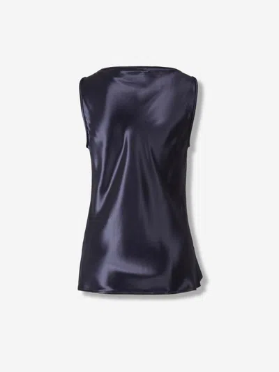 Peserico Sleeveless Tank Top In Blue