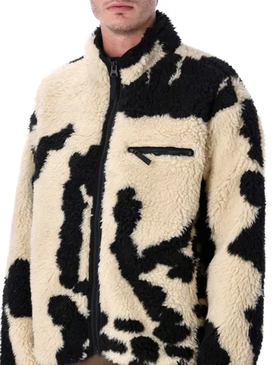 Obey Shaggy Fleece Jacket In Multi