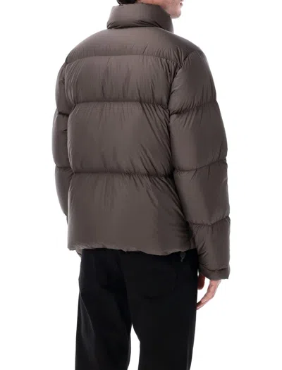 K-way Tuill Thermo Microfiber Down Jacket In Brown