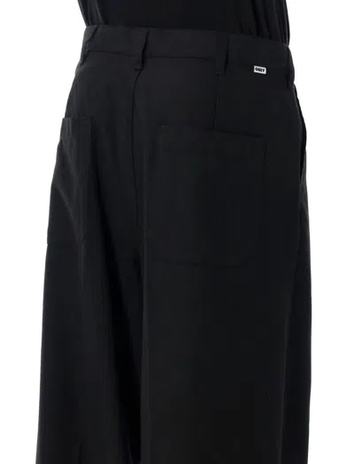 Obey Oliver Pleated Pant In Black