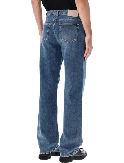 Our Legacy Carlson Cut Jeans Rodeo Wash Broken Twill In Blue
