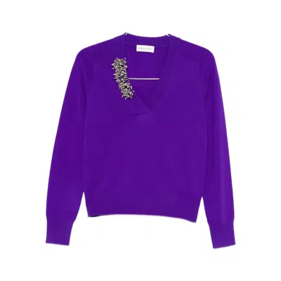 Dries Van Noten Sweaters In Purple