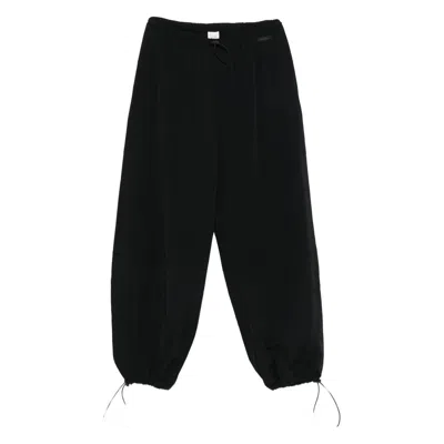 Calvin Klein Drawstring Trousers In Black