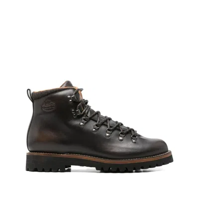 Church's Leather Poulton Ankle Boots With Pull Tab In Brown