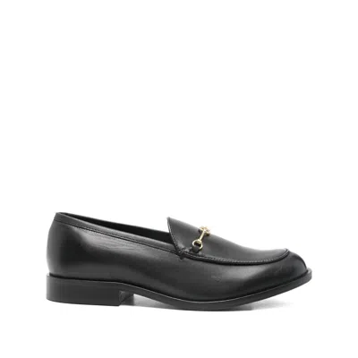 Twinset Horsebit Loafers In Animal Print