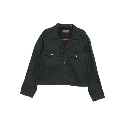 Lemaire Cotton Shirt Jacket In Black