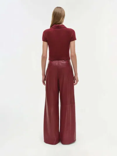 Simkhai Wide Pants Kobie In Red