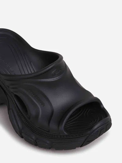Balenciaga 6xl Slide Sandals In Black