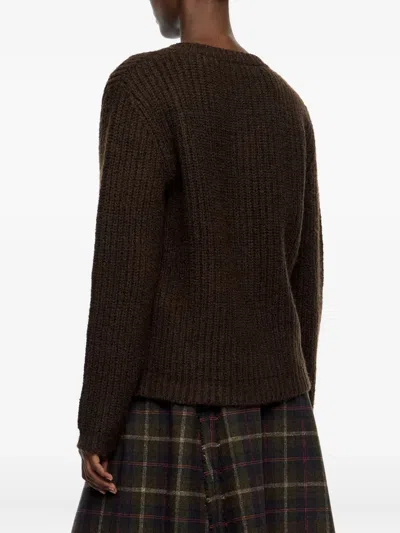 Bimba Y Lola Button-up Cardigan In Brown