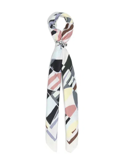 Bimba Y Lola Geometric-pattern Scarf In Multi