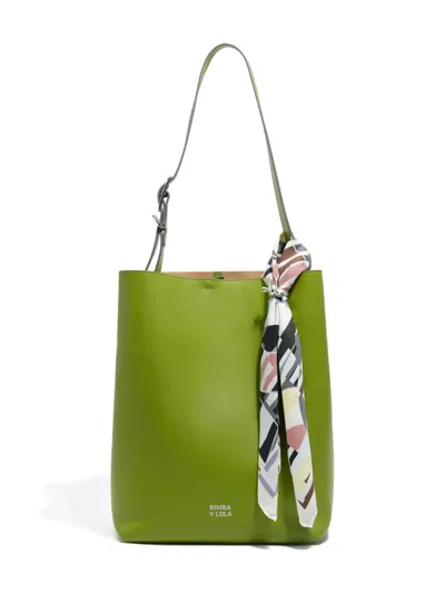 Bimba Y Lola Geometric-pattern Scarf In Multi