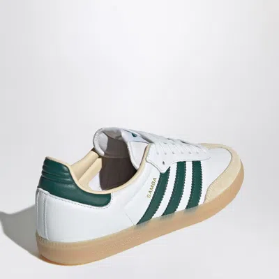 Adidas Originals Samba Og Leather Low-top Sneakers In Neutral
