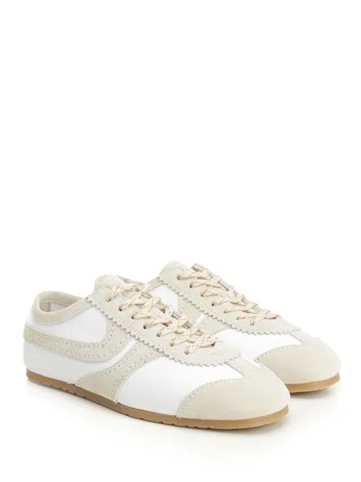 Dries Van Noten Suede-panelled Sneakers In Multi