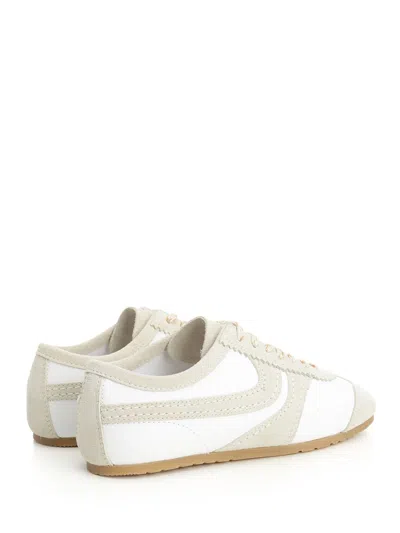 Dries Van Noten Suede-panelled Sneakers In Multi
