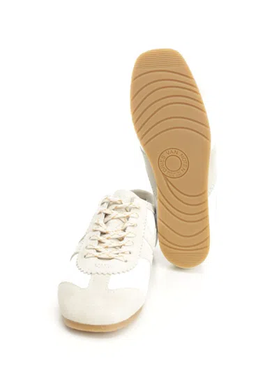 Dries Van Noten Suede-panelled Sneakers In Multi