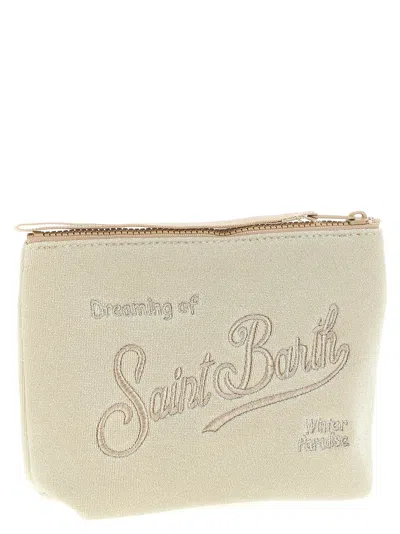 Mc2 Saint Barth Aline Clutch Gold In Neutral
