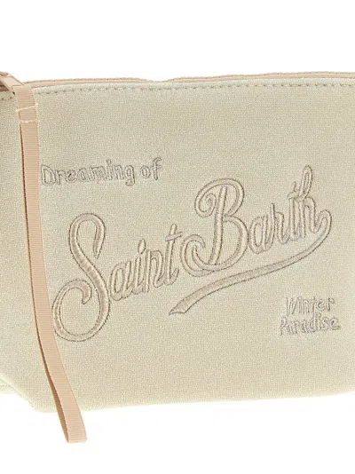 Mc2 Saint Barth Aline Clutch Gold In Neutral