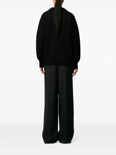 Ami Alexandre Mattiussi Ami Paris Men Ami De Coeur Wool Cardigan In Black